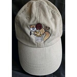 Adams Upscale Fashion Headwear Embroidered Squirrel Basketbal Adjustable Cap Hat
